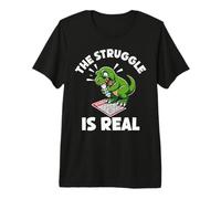 Girls Night Bingo Sisters Funny Bingo Squad Bingo Dino Premium T-Shirt