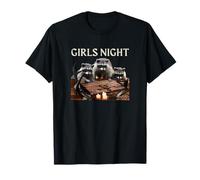 Girls Night Halloween Ouija Witch Raccoon Spooky Women T-Shirt