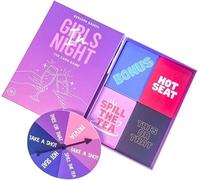 Girls Night In - The Drinking Card Game | Game Night | Hen Party Games | Travel Games | Hen Party Accessories | Drinking Games for Adults | Hen Party Bag Fillers | Prosecco pong | Bridal Shower Games