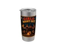 Girls Night Out Witch Coven Halloween Witchcore Women Retro Stainless Steel Insulated Tumbler