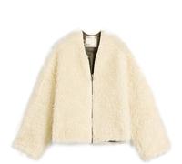 Girls of Dust Women's Shetland Fleece Jacket Ecru