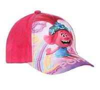 Girls Official Licensed Trolls World Tour Baseball Hat 2-4 Years Pink