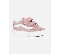 Vans rose gold old skool v glitter Girls Toddler trainers UK 7 (EU 24)