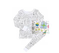 Girls Outfit Size 3 Kid DIY Hand Painted Homewear Set Colouring Pajama Sets for Boy and Girl Can Play with and Wear 3 Month Girl (C, 4-5 Years)