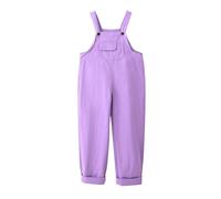 Girls Overalls Spaghetti Strap Dungarees with Pocket Youth Kids Girl Summer Long Jumpsuits Pants Sleeveless Romper Baggy Playsuits Smart Casual Outfit Overalls Straight Leg Jumpsuit for Teen Kids