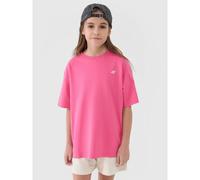 Girls' oversize plain T-shirt 4F 4FJWSS25TTSHF1851-54S