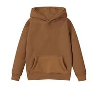 Girls Oversized Hoodie Pocket Cotton Pullover Warm Hooded Jumper Teen Casual Fashion Sweatshirt Coat Soft Crewneck Long Sleeve Hoodies Tops (2-Khaki, 9-10 Years)