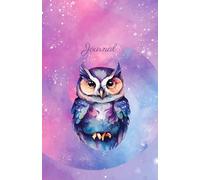 Girl's Owl Journal: An artistic owl visible on every open page to accompany you as you write | Gratitude, serenity, creative, prayer, and personal ... & Girls | 192 pages | Paperback | 5.5 x 8.5''