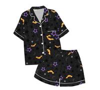 Girls Pajamas Halloween Cotton Toddler Clothes Pjs Skeleton Pumpkin Sleepwear Pyjamas Set Nightwear Outfits Long Sleeve 2 Piece Sets cute Boys Orange