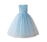 Girls Party Dress, Summer Clothes for Girls, Soft Non-Chafing Comfy Cool Unrestrictive Skin-Friendly Easy To Match Trendy Fres Spring-Summer Outing Beach Delicate Texture