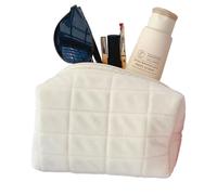 Girls Pencil Case - Large Capacity Wide-Open Pillow Pencil Case, Preppy Stationery for School, Aesthetic Make Up Bags for Women, Toiletries Accessories, for Stationery School Cosmetic Travel