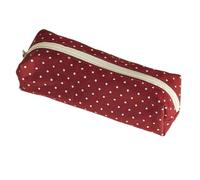 Girls Pencil Pouch, Cute Dot Pencil Compartment Storage Pouch | Students Pen Holder , Case for School Elementary Classroom Outdoor Daily Office Commuting Travel