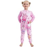 Girls Peppa Pig Onesie All in One Pyjamas Character Nightwear (Peppa Pig, 4-5 Years)