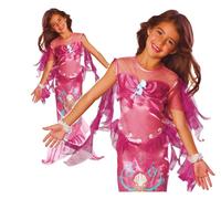 Rubies Official Pink Mermaid Costume, Kids Fancy Dress, Size Small