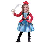 Girls Pirate Cutie Bucaneer TV Book Film World Book Day Carnival Halloween Fancy Dress Costume Outfit 3-10 Years (5-7 Years)