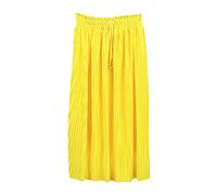 Girls Pleated Midi Skirts Elastic High Waist A-Line Kids Child Swing Midaxi Skirt Summer Fancy Dress Yellow 7-8 Years