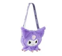 Girls' plush shoulder bag Cerda Hello Kitty Kuromi Violet 17x14x4 cm