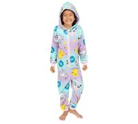 Girls Pokemon Pink Fleece Sleepsuit Pikachu Kids Childrens Onesie