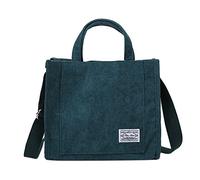 Girls' Polyester New Small Square Bag Korean Fashion Portable One Shoulder Drawstring Crossbod Bag Clear Shoulder Bag (Green, One Size)