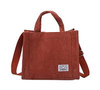 Girls' Polyester New Small Square Bag Korean Fashion Portable One Shoulder Drawstring Crossbod Bag Clear Shoulder Bag (Red, One Size)
