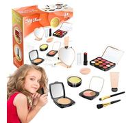 Girls Pretend Makeup Sets - Fake kit for kidd, Educational Role Play Set, Mini Cosmetic Tools, Durable and Lightweight | Creative Play, Friend PlayDates Activity, Bedroom