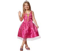 Girls’ Princess Pink Rose Costume Fairytale Sleeping Beauty Aurora Fancy Dress