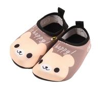 Girls Princess Shoes Anti-Slip Open Toe Adjustable Walking Shoes For Boys Queen Birthday Sandals Little Slipper Baby 6-12 Months Black Sliders Summer Indoor Outdoor (Khaki,9.5)