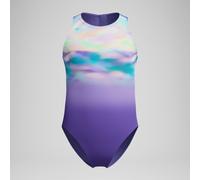Girls Printed Hydrasuit Purple/Green - 13-14 Purple Mist 13-14