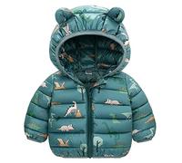 Girls Puffer Jacket Age 14-15, Kids Rain Jacket, Breathable Wind Water Resistant Warm Coat Fleece Lined Padded Jackets Autumn Winter Outerwear Adjustable Cuffs for School Travel Outdoors