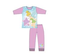 Girls Pyjama Set Pjs Disney Fairies Pyjamas Tinkerbell 7-8 Years Pink
