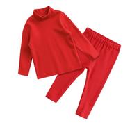Girls Pyjamas Sets Sommer Button-Down Silky Nightwear Kawaii Cartoon Print Sleepwear Casual Tops Shirts Pants Short Sleeved Jammies for 100% Cotton Ages 3 to 15 Years Old Red