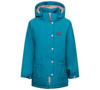 Trespass Girls Detachable Hood Adjustable Cuffs Rain Jacket - Roselettie