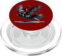 Girls Ravens Crows Children Fairy Tale Birds Bird Child Ravens PopSockets PopGrip for MagSafe