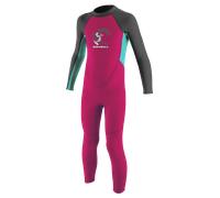 O'Neill Kids Reactor-2 2mm Back Zip Full Wetsuit Pink 3