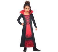 Girls' recycled fabric vampire costume