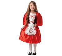 Girls Red Riding Hood Costume World Book Day Storybook Fancy Dress Outfit