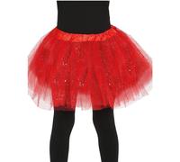 Girls' red sequin tutu