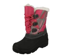 Reflex Girls Snow Boots H4R066 Faux Fur Lined Lace-Up Mid-Calf
