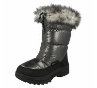 Girls Reflex 'H4071' Warm Lined Zip Front Fur Topped Snow Boots