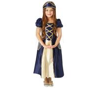Girls Renaissance Princess Fancy Dress Historical Book Week Day Childs Costume