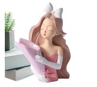 Girls Resin Vase - Beautiful Artistic Vase | Modern Female Sculpture with Flower Vase for Home, Desk Decoration, Dried Arrangements and Decorative Presentation