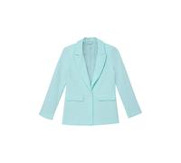Girl's Revers Collar Blazer with Fancy Button s.Oliver Turquoise 13 years