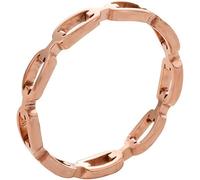 Girls Rings Ages 6-8 Rings Womens Chain Stainless Graduation Wedding Gifts Hollow Rectangular Titanium Steel Mens Ring (Pink, 6) Nice and Clever