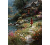 Girl'S Road Jigsaw Puzzle 4000 Piece, Puzzles for Adults 4000, The Impossible Challenge, Jigsaw Puzzle Games Classic Educational, Wooden Puzzles, for Home Wall Decoration Gift FNKL1-778