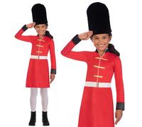 amscan (PKT) (9909021) Child Girls Royal Guard Costume & Hat (8-10yr)
