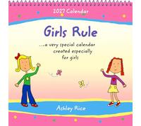 Girls Rule by Ashley Rice, Fun And Confidence Building - A Blue Mountain Arts Collection Hanging Wall Calendar 2027 19.6 x 19.6 cm