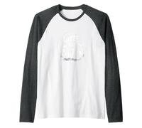 Girls Run The Coven: Witchy Empowerment for Night Owls Raglan Baseball Tee, Men, Dark Heather/White, S