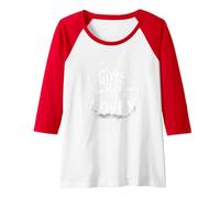 Girls Run The Coven: Witchy Empowerment for Night Owls Raglan Baseball Tee, Women, Red/White, XL
