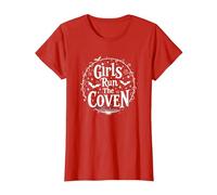 Girls Run The Coven: Witchy Empowerment for Night Owls T-Shirt, Women, Red, L