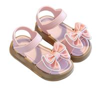 Girls' Sandals 2026 Casual Outdoor Sandals for Children With For The Beach And Daily Use. Ideal For Elegantly Comfortable Barefoot Slippers, pink, 6 UK Child